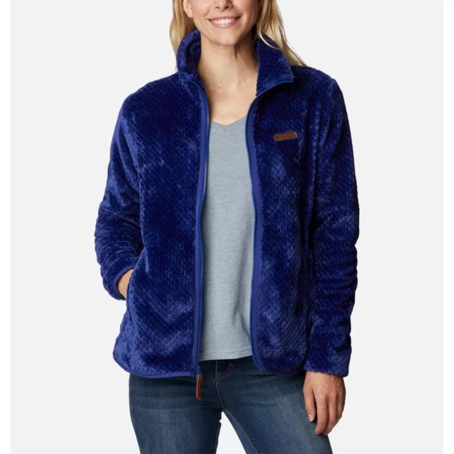 Women's Fire Side II Sherpa Full Zip Fleece Dark Sapphire Columbia