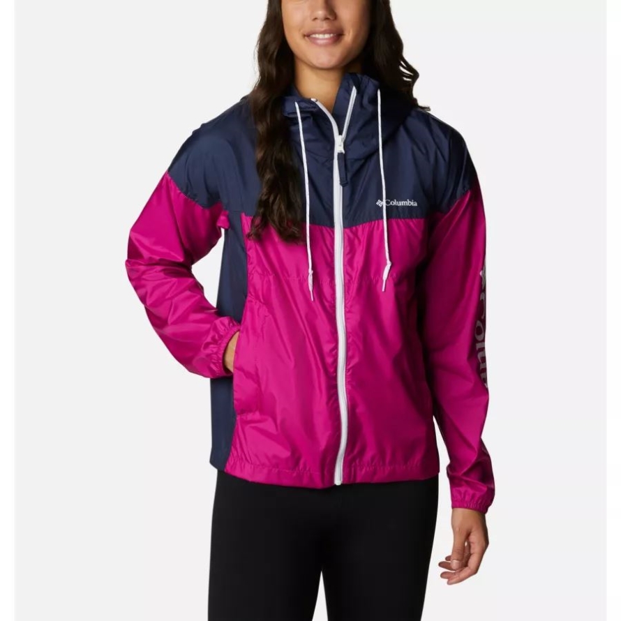 Women's Flash Challenger Novelty Windbreaker Columbia Wild Fuchsia/Nocturnal