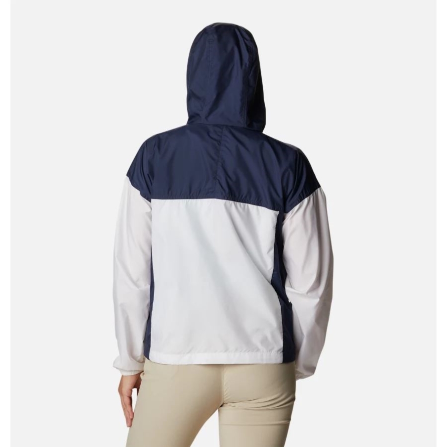 Women's Flash Challenger Novelty Windbreaker Jacket Columbia White/Nocturnal