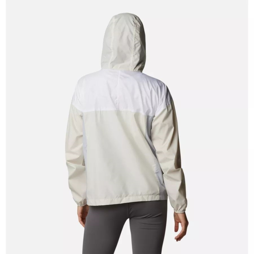 Women's Flash Challenger Windbreaker Columbia Chalk/White/Cirrus Grey