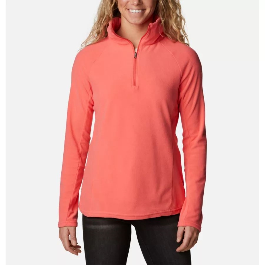 Women's Glacial IV Half Zip Fleece Blush Pink Columbia