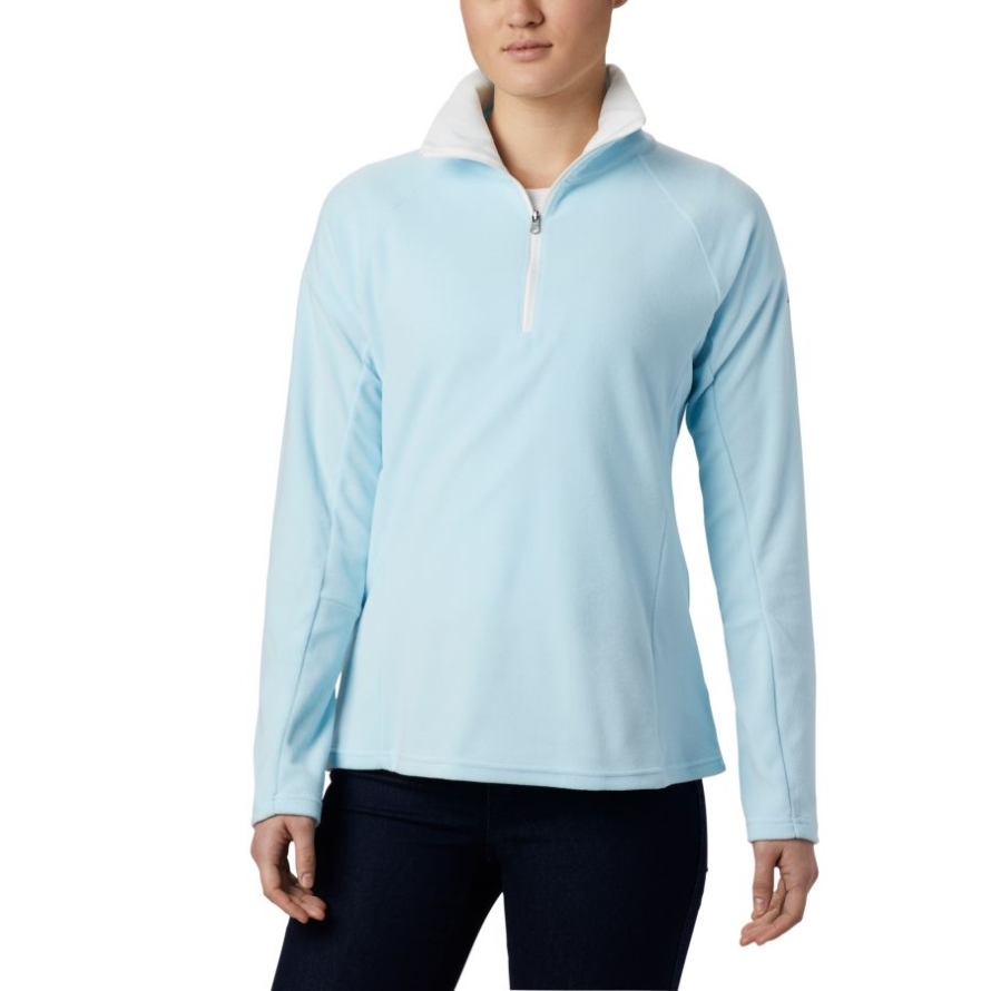 Women's Glacial IV Half Zip Fleece Spring Blue Columbia