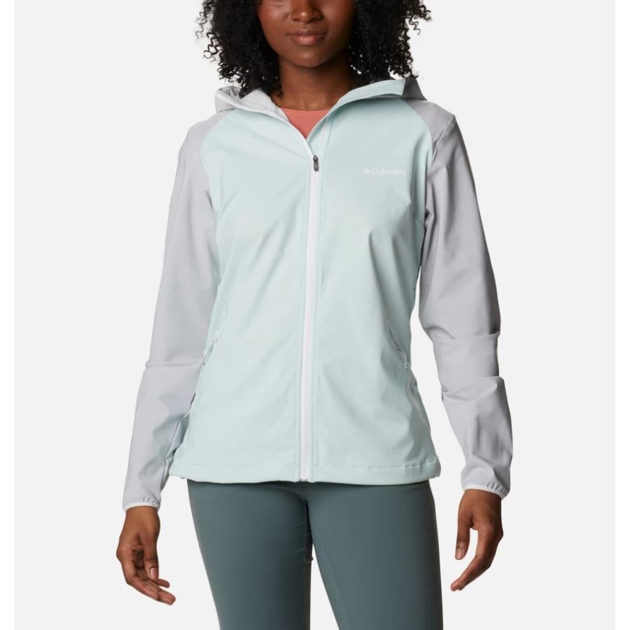 Women's Heather Canyon Softshell Jacket Columbia Icy Morn Heather