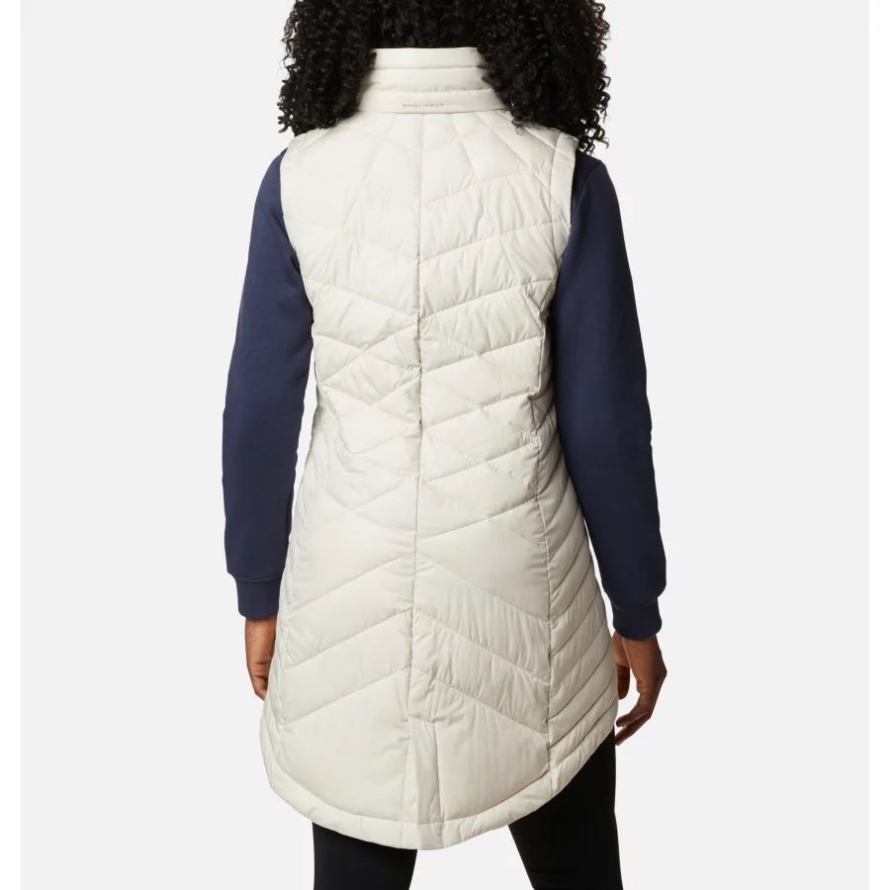 Women's Heavenly Long Vest Columbia Chalk