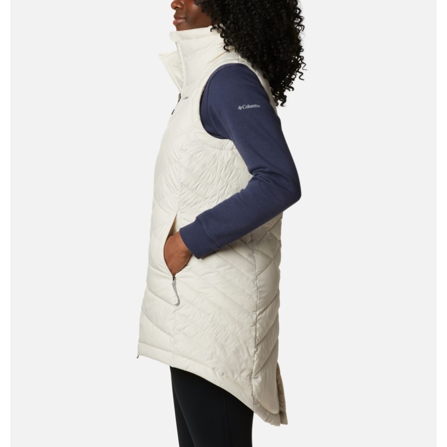 Women's Heavenly Long Vest Columbia Chalk
