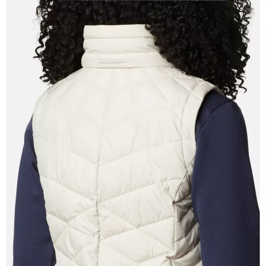 Women's Heavenly Long Vest Columbia Chalk