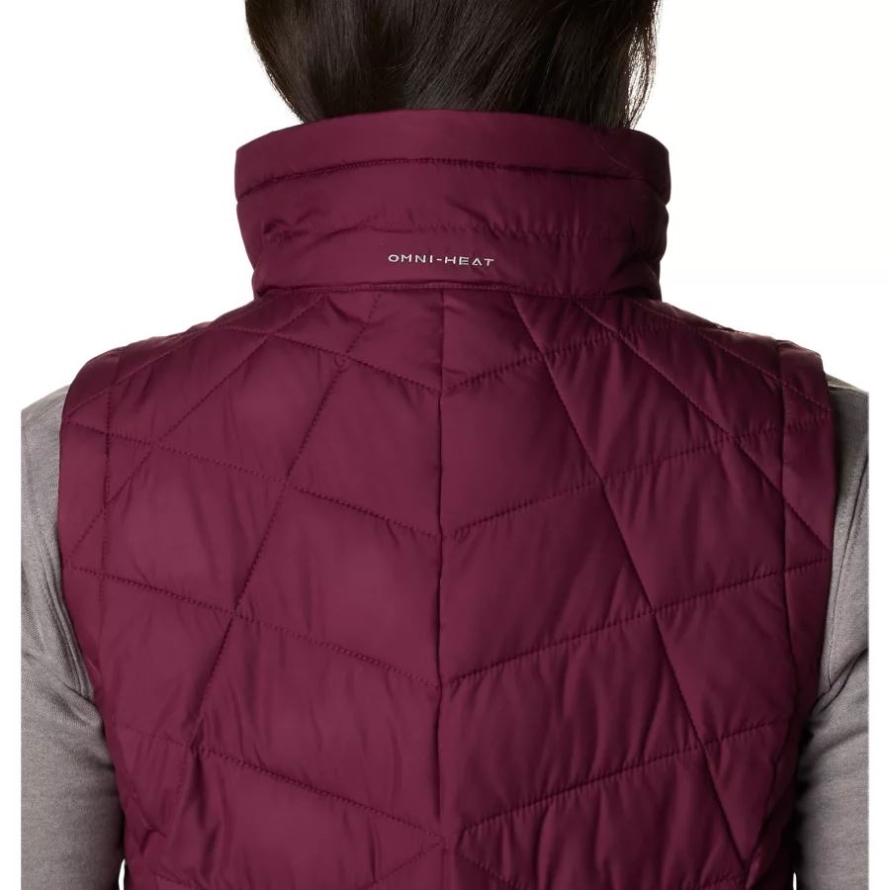 Women's Heavenly Long Vest Marionberry Columbia