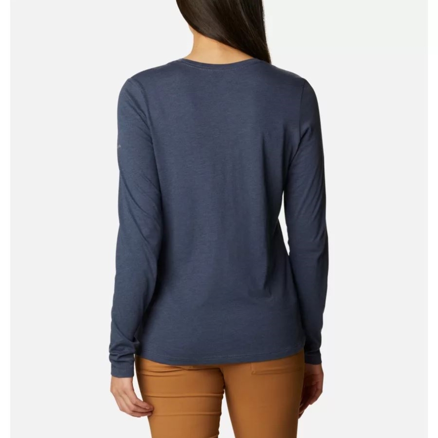 Women's Hidden Haven Long Sleeve T-Shirt Nocturnal Heather/Otter Columbia