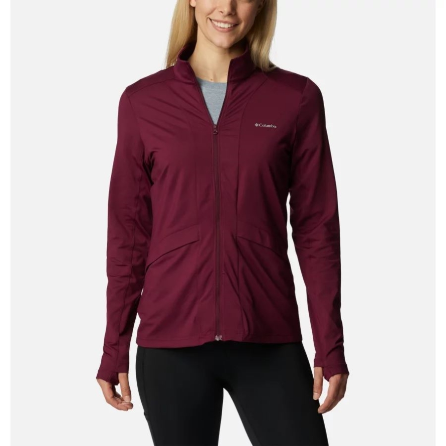 Women's Hike Hiking Technical Fleece Jacket Marionberry Columbia