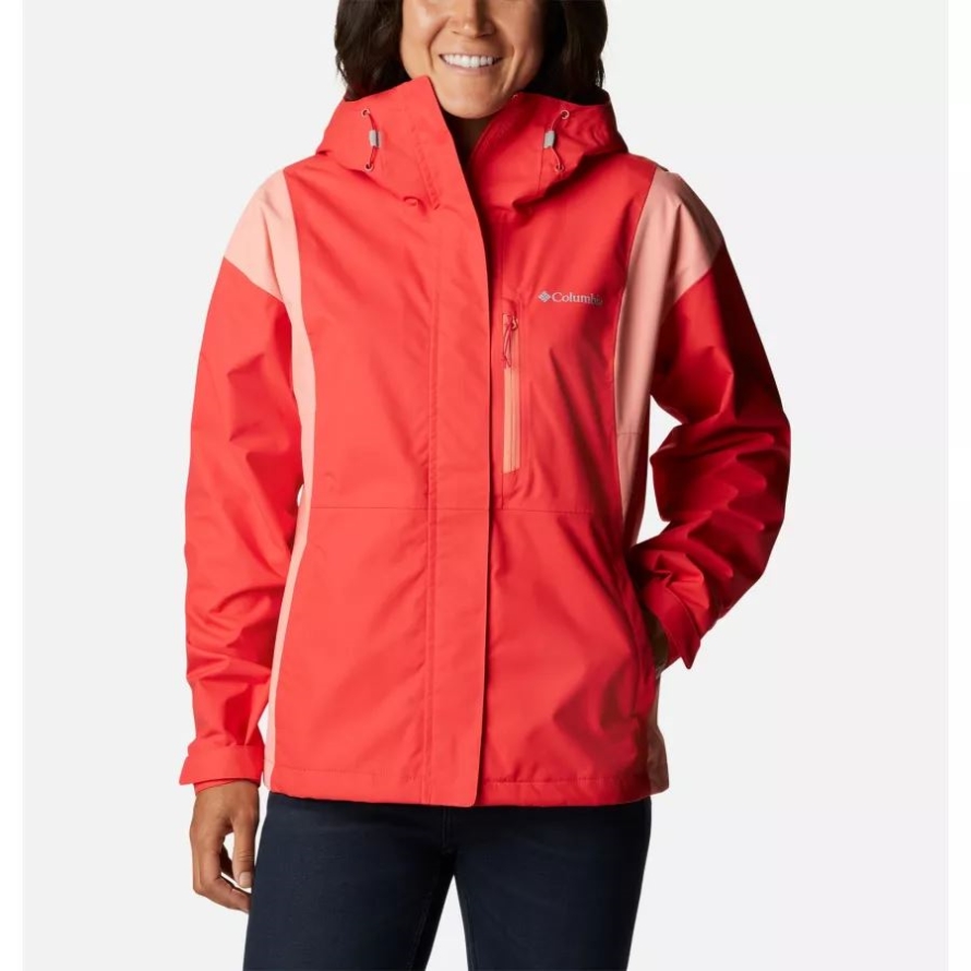 Women's Hikebound Jacket Columbia Red Hibiscus/Coral Reef