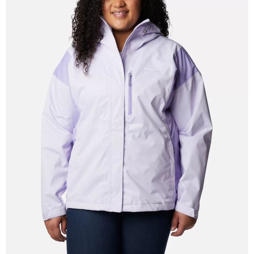 Women's Hikebound Jacket Plus Size Columbia Purple Tint/Frosted Purple