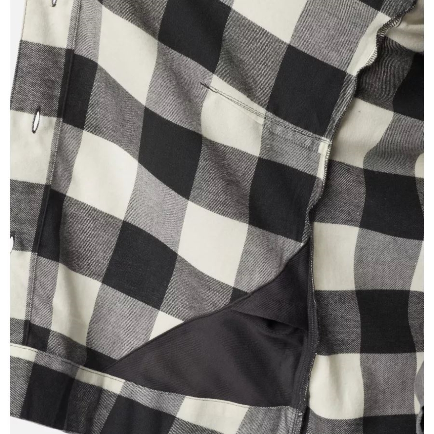 Women's Holly Hideaway Flannel Shirt Shark Buffalo Check Columbia