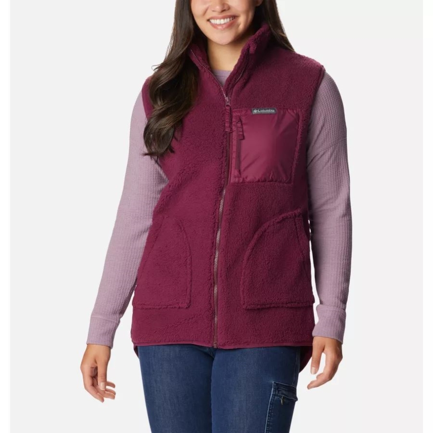 Women's Holly Hideaway Vest Marionberry Columbia