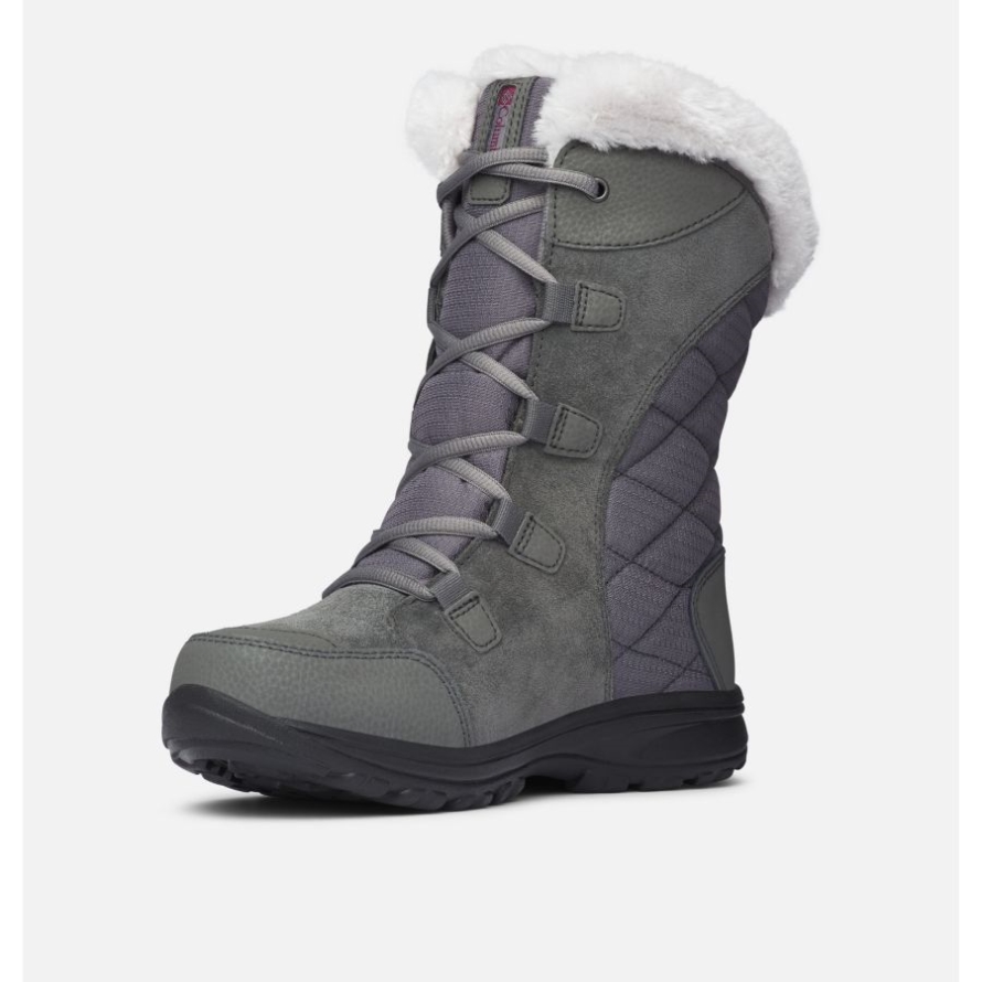 Women's Ice Maiden II Boot Shale/Dark Raspberry Columbia