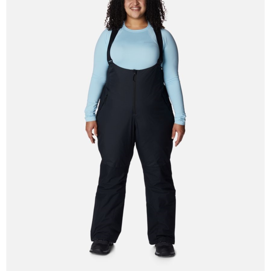 Women's Iceventure Bib Plus Size Columbia Black