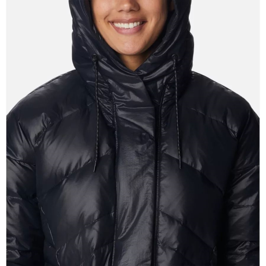 Women's Icy Heights II Down Novelty Jacket Black Gunmetal Columbia