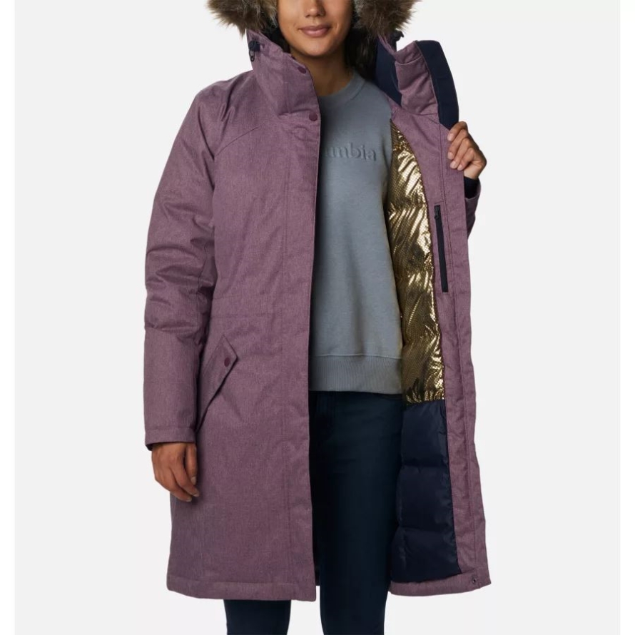 Women's Juniper Ridge Omni-Heat Infinity Down Parka Marionberry Columbia
