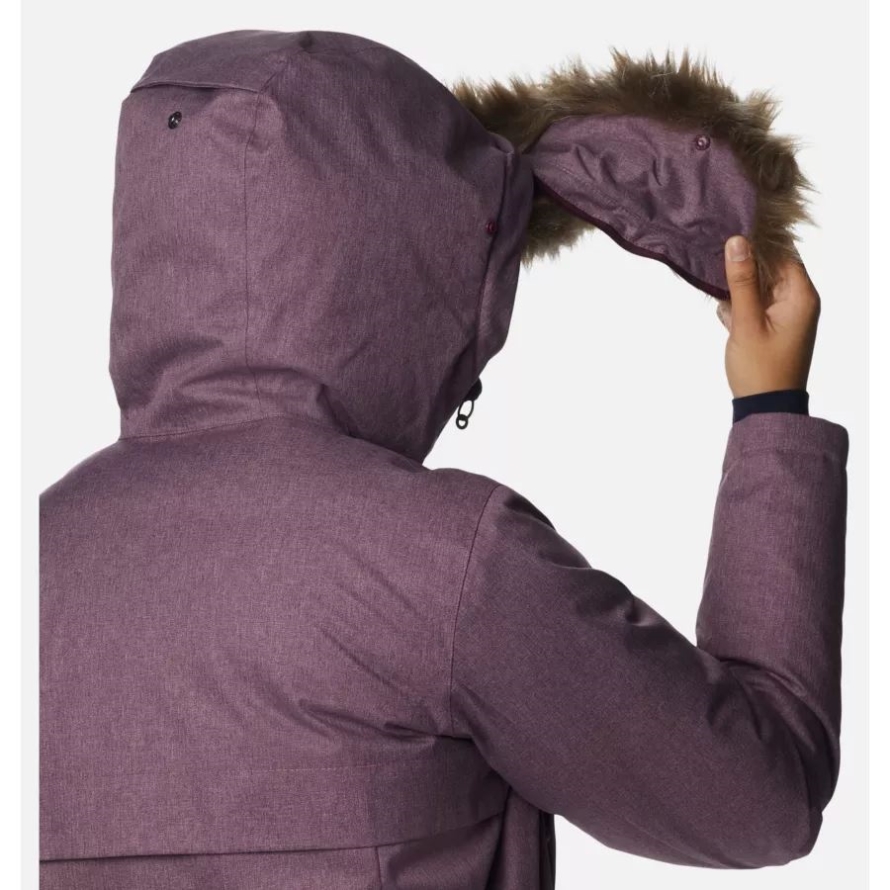 Women's Juniper Ridge Omni-Heat Infinity Down Parka Marionberry Columbia