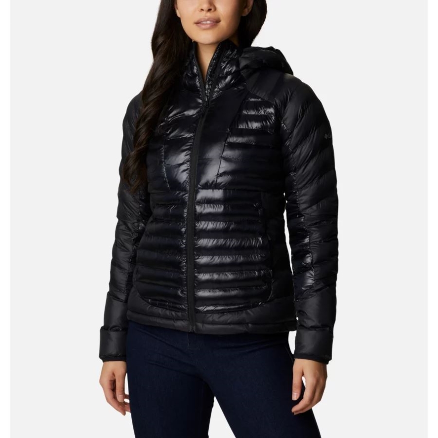 Women's Labyrinth Loop Insulated Hooded Jacket Black Columbia