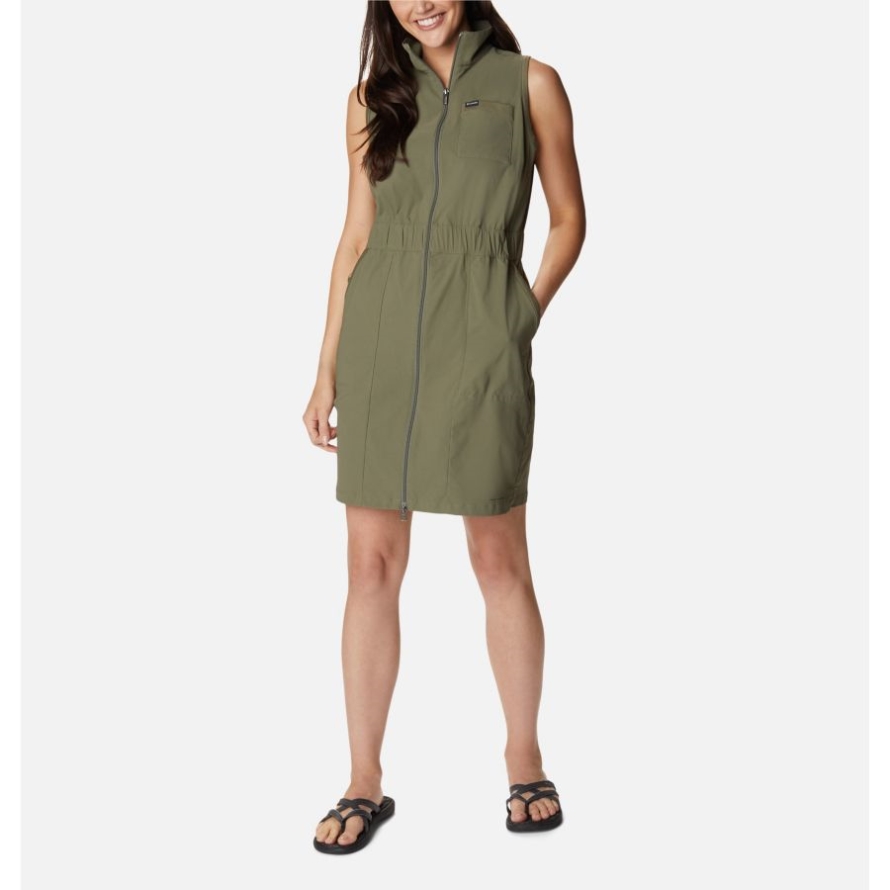 Women's Leslie Falls Dress Columbia Stone Green