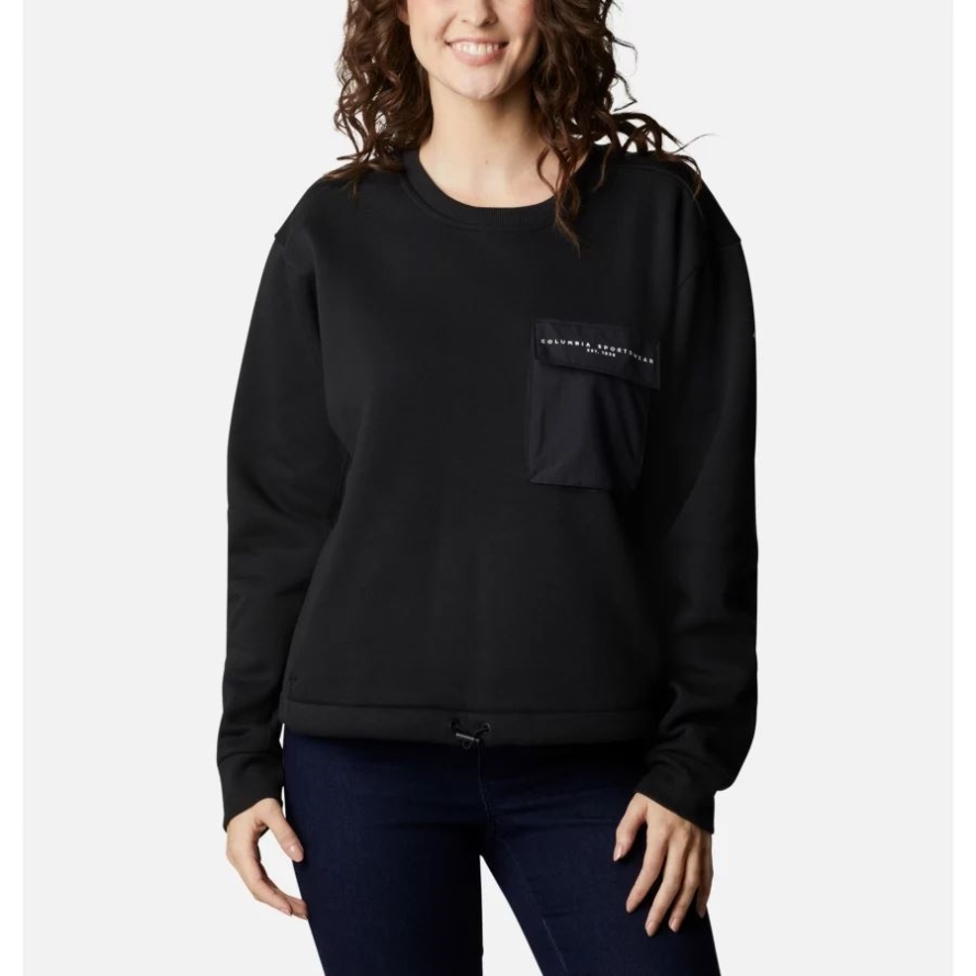 Women's Lodge III Crew Sweatshirt Columbia Black