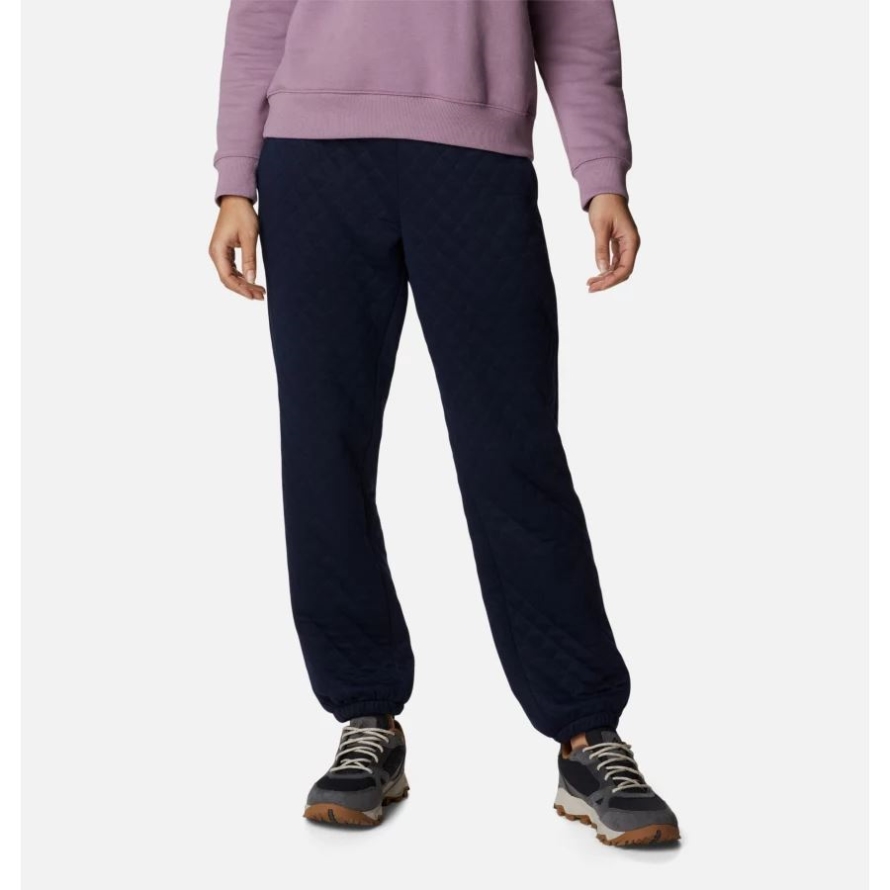 Women's Lodge Quilted Jogger Pants Columbia Dark Nocturnal