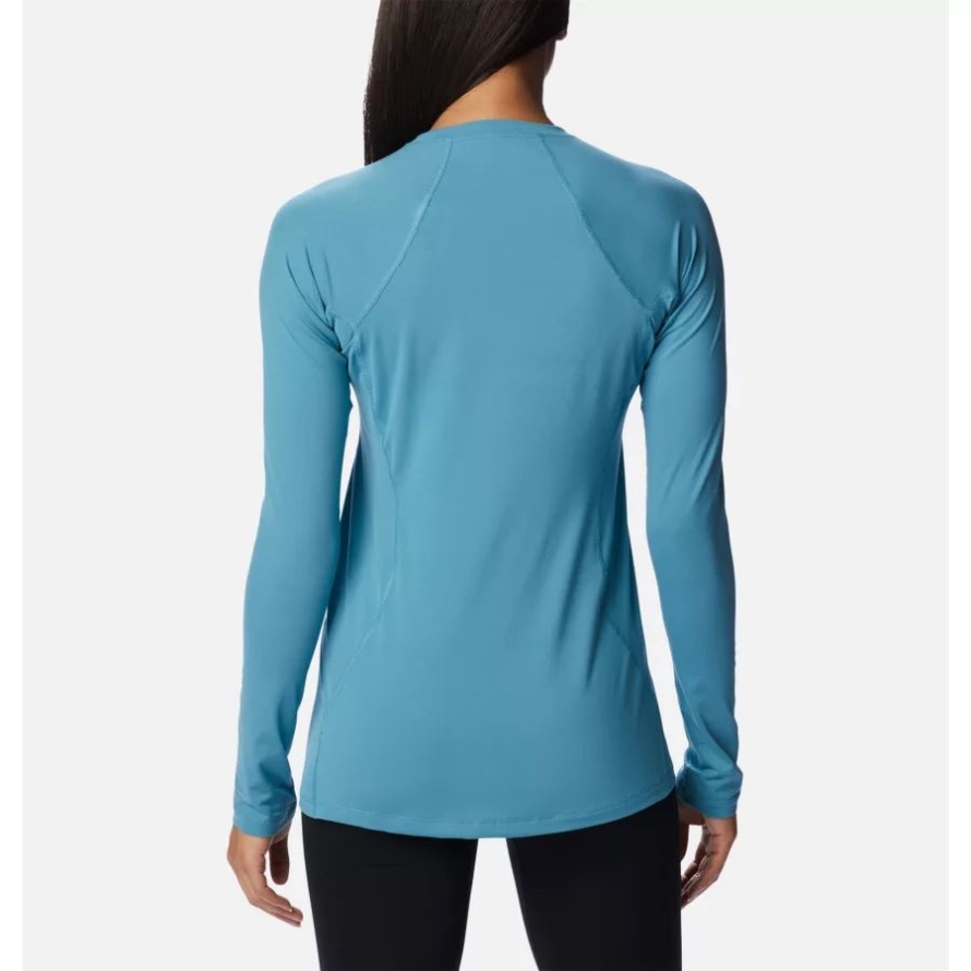 Women's Midweight Baselayer Crew Canyon Blue Columbia