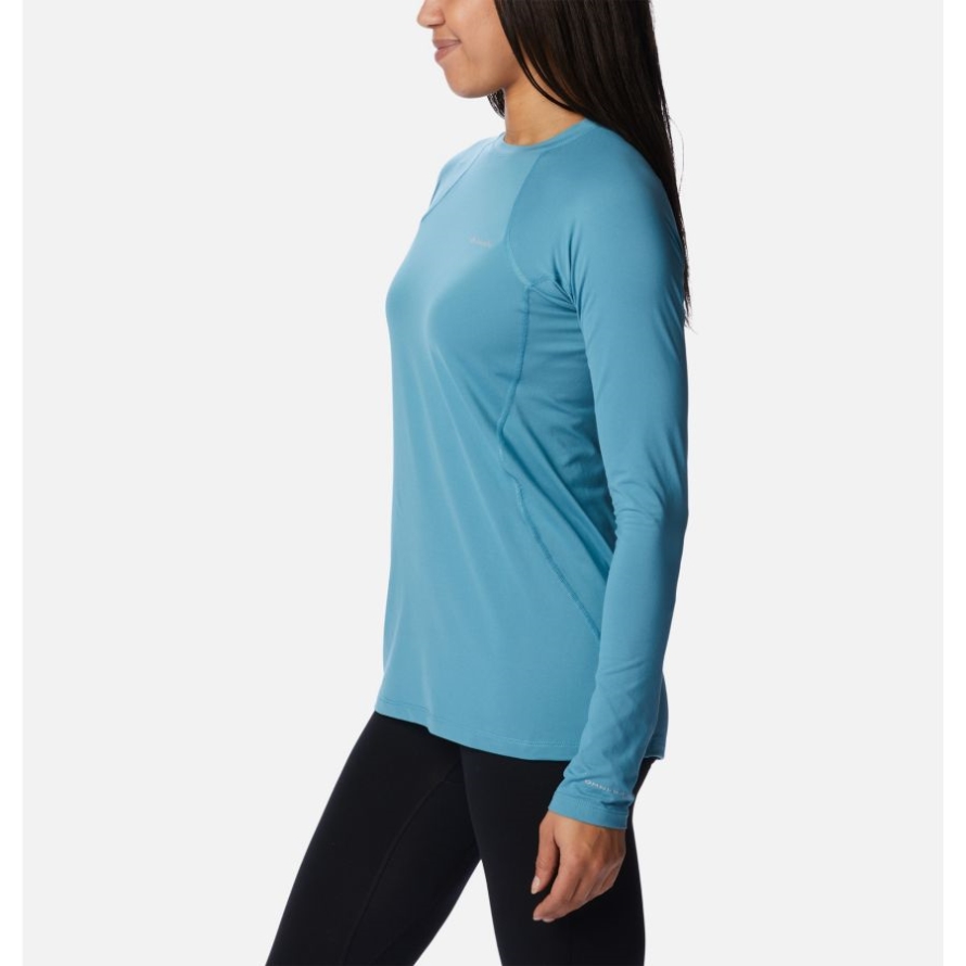 Women's Midweight Baselayer Crew Canyon Blue Columbia