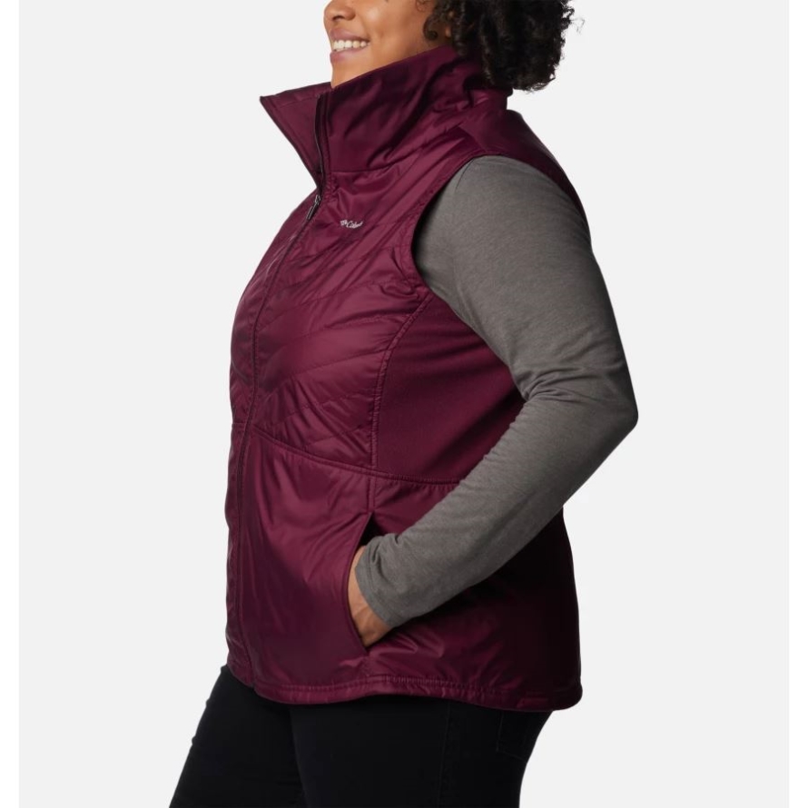 Women's Mix It Around II Vest Plus Size Columbia Marionberry