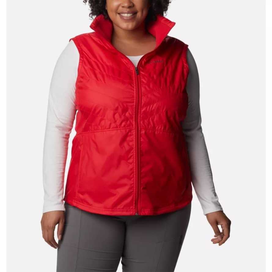 Women's Mix It Around II Vest Plus Size Red Lily Columbia