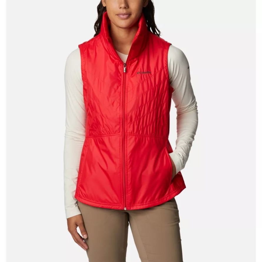 Women's Mix It Around II Vest Red Lily Columbia Brand