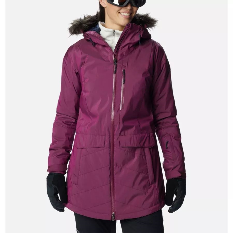 Women's Mount Bindo II Omni-Heat Infinity Insulated Jacket Columbia Marionberry Sheen