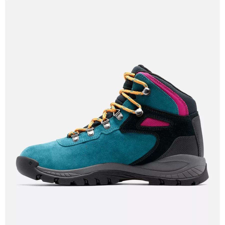 Women's Newton Ridge Plus Waterproof Amped Hiking Boot Columbia Poseidon/Black