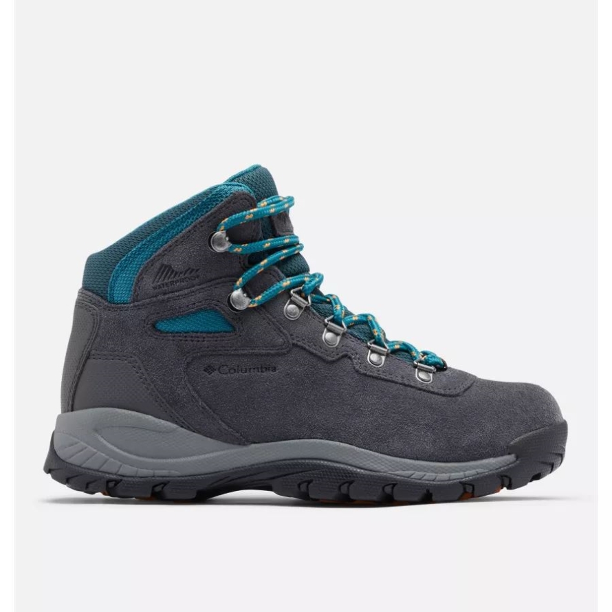 Women's Newton Ridge Plus Waterproof Amped Hiking Boot Columbia Shark/River Blue
