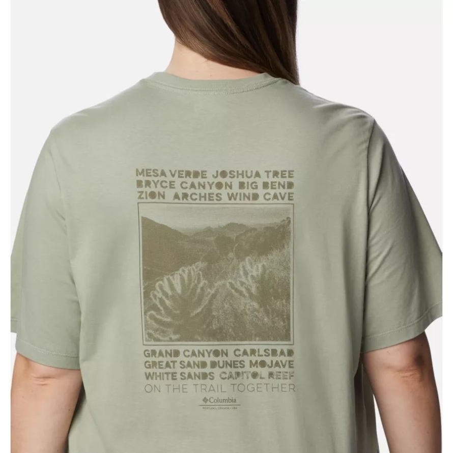 Women's North Cascades Graphic T-Shirt Plus Columbia Safari/Hike NP Graphic
