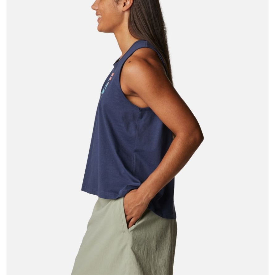 Women's North Cascades Tank Nocturnal/Rainbow Shimmer Columbia