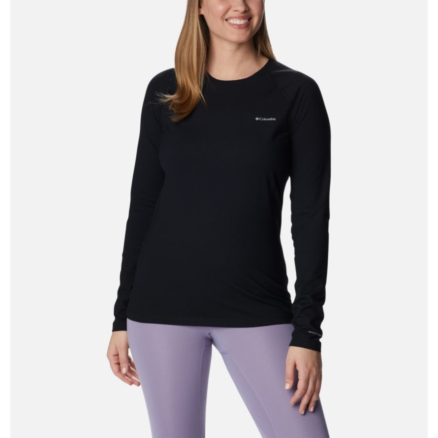 Women's Omni-Heat Infinity Knit Baselayer Crew Columbia Black