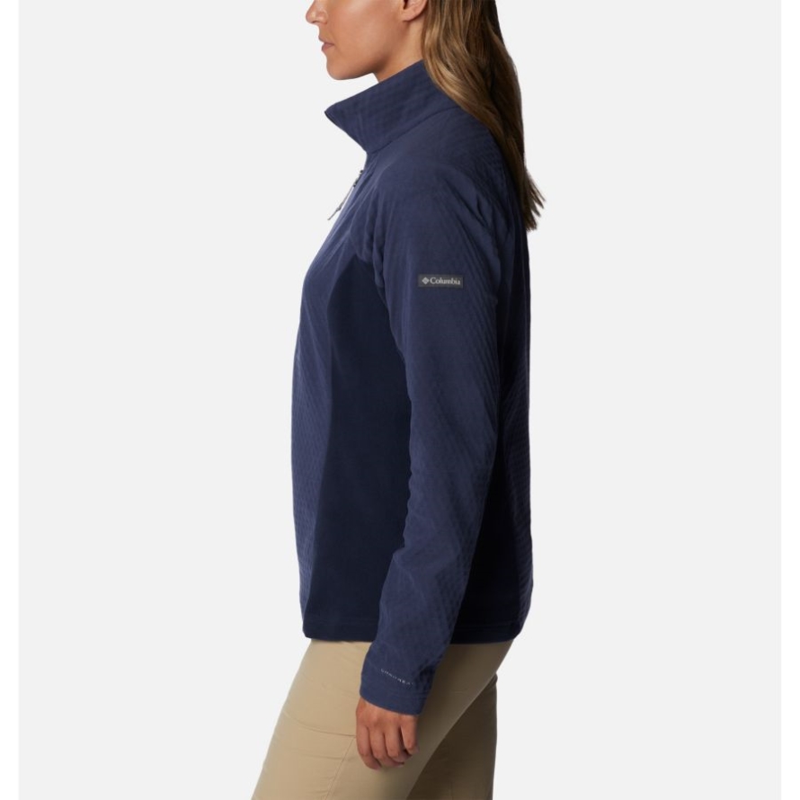 Women's Overlook Pass Half Zip Columbia Nocturnal/Dark Nocturnal