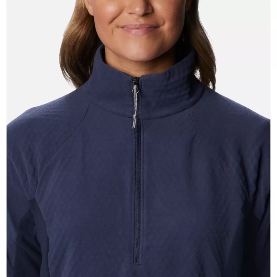 Women's Overlook Pass Half Zip Columbia Nocturnal/Dark Nocturnal