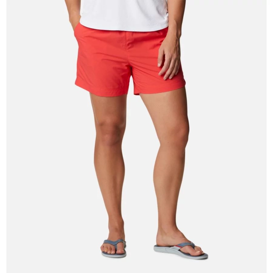 Women's PFG Backcast Water Shorts Columbia Red Hibiscus