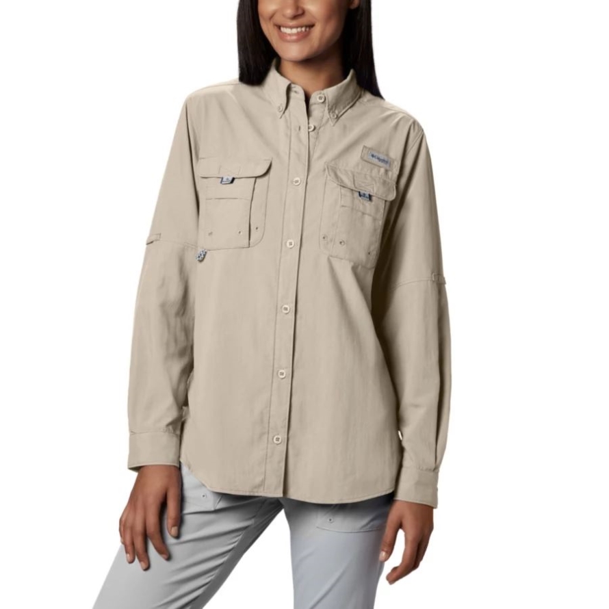 Women's PFG Bahama Long Sleeve Shirt Columbia Fossil