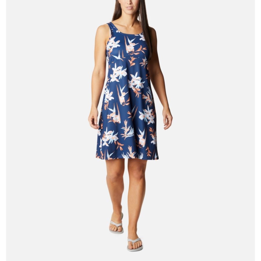 Women's PFG Freezer III Dress Columbia Carbon/Tossed Tropics