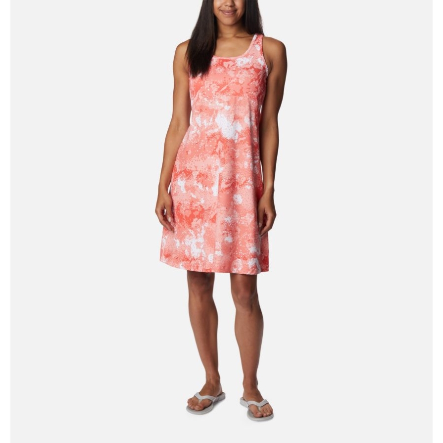 Women's PFG Freezer III Dress Columbia Corange Foam Floral