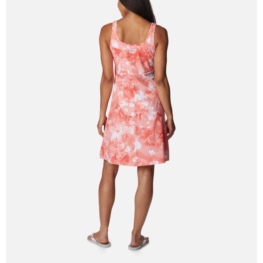 Women's PFG Freezer III Dress Columbia Corange Foam Floral