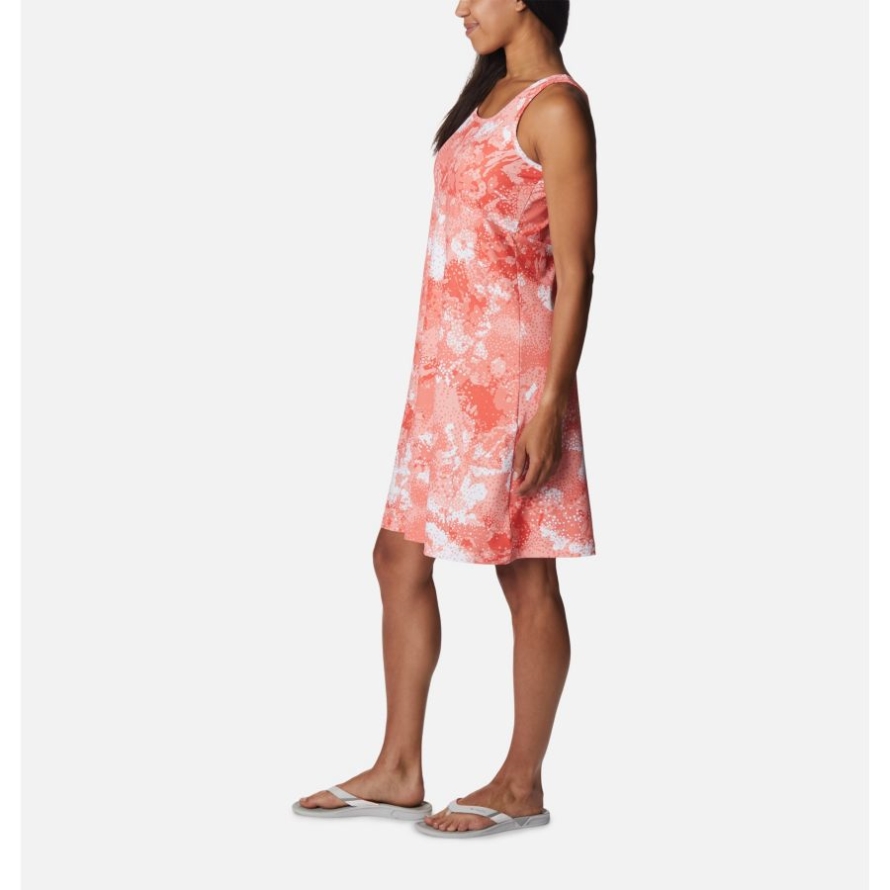 Women's PFG Freezer III Dress Columbia Corange Foam Floral