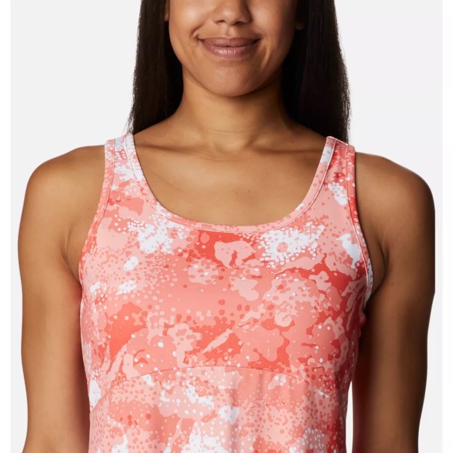 Women's PFG Freezer III Dress Columbia Corange Foam Floral