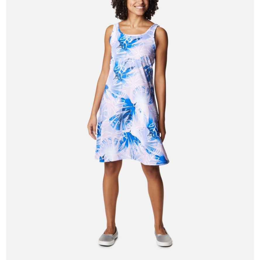Women's PFG Freezer III Dress Serenity/Shady Coves Print Columbia