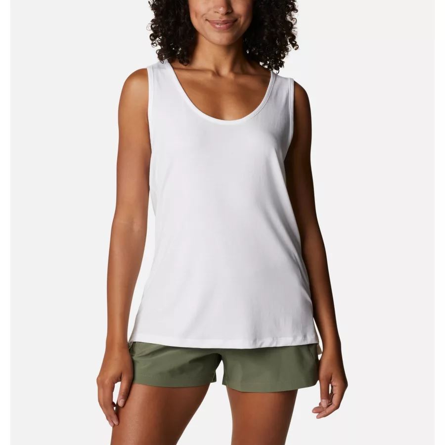 Women's PFG Slack Water Knit Tank II White Columbia