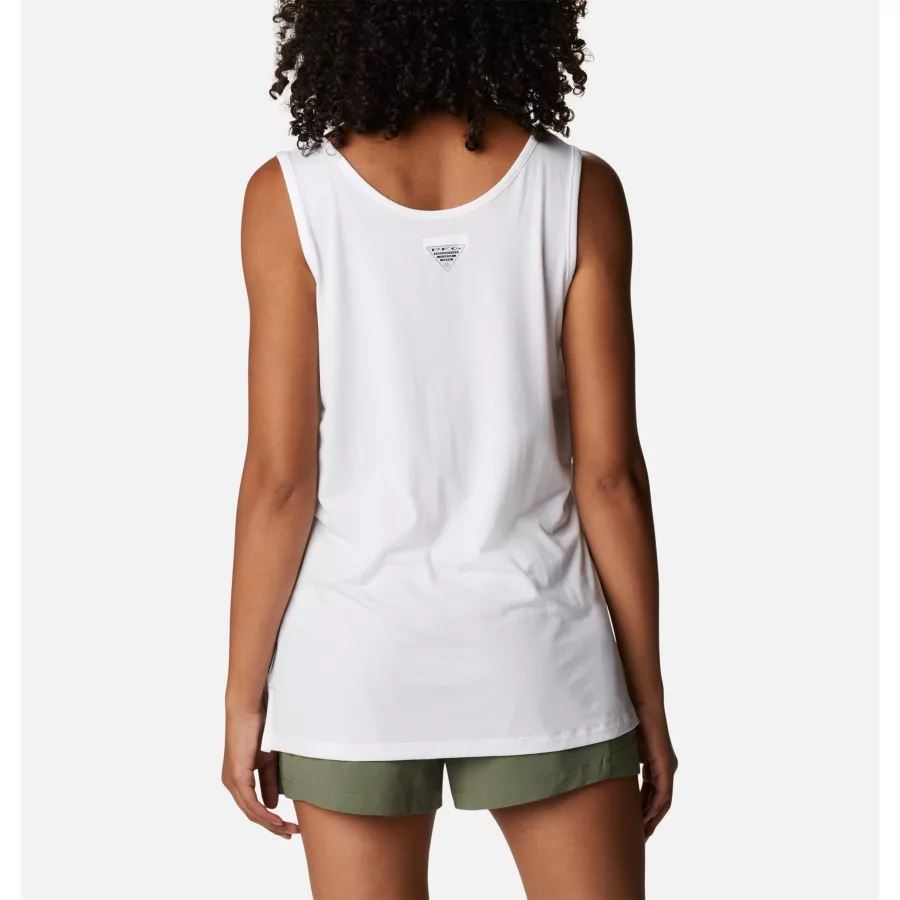 Women's PFG Slack Water Knit Tank II White Columbia