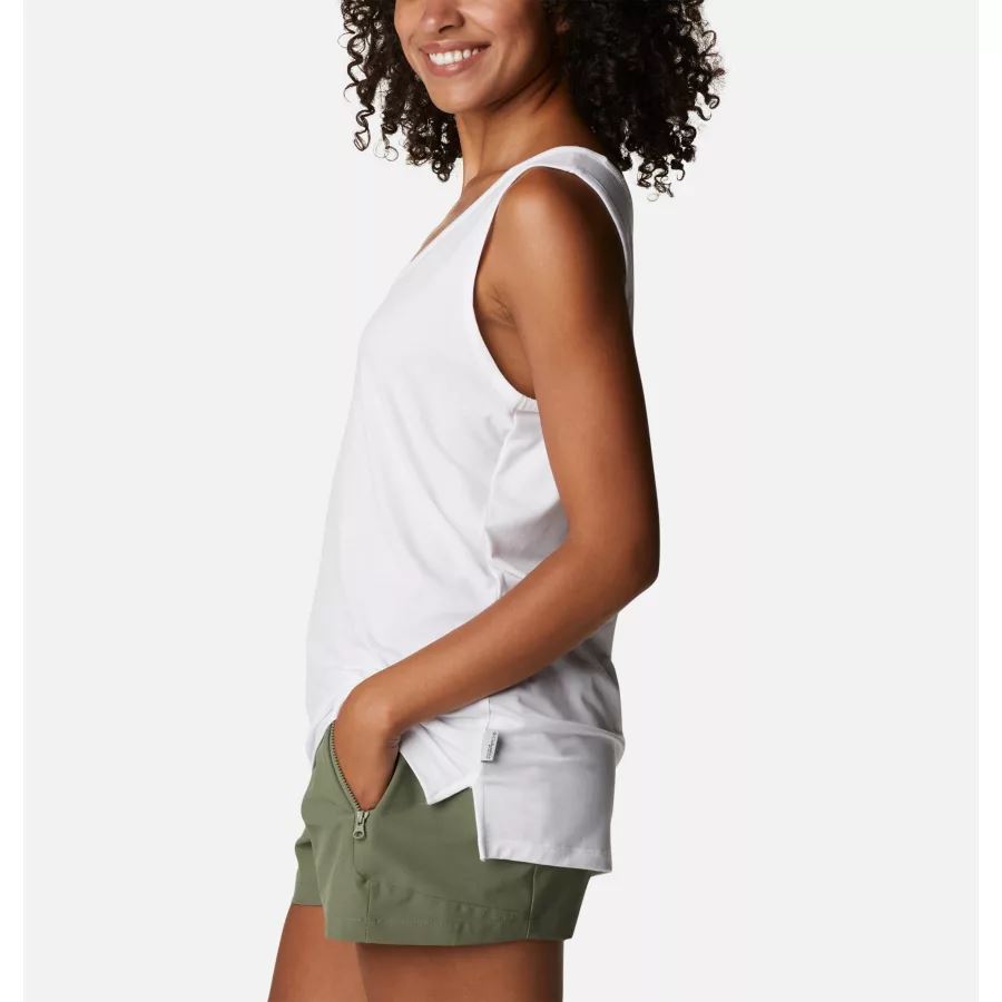 Women's PFG Slack Water Knit Tank II White Columbia